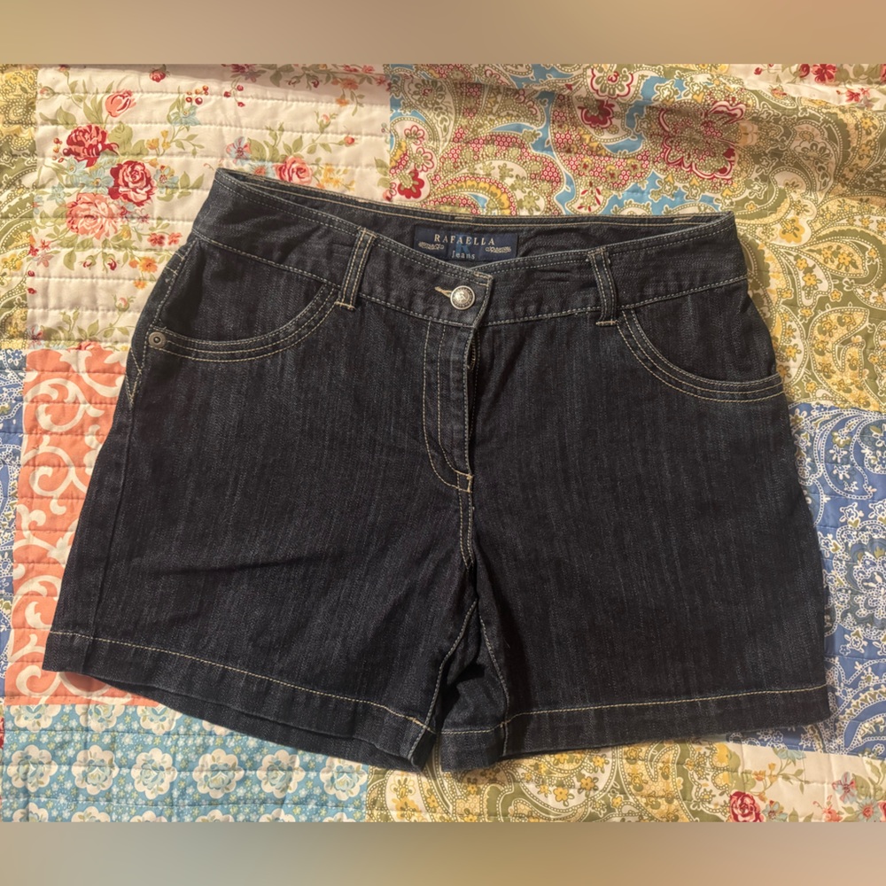 Rafaella Dark Indigo Denim Shorts